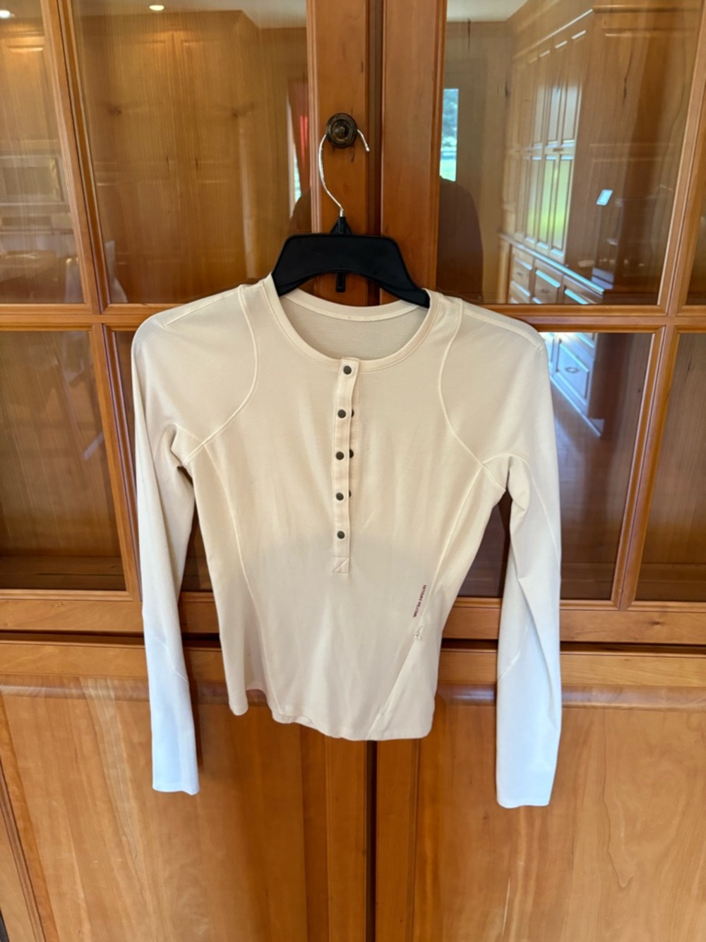 lululemon athletica Cream Long-Sleeve Henley Top
